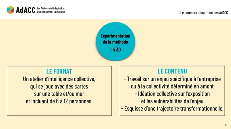 Les Ateliers de l'Adaptation au Changement Climatique (AdACC) · planche 9