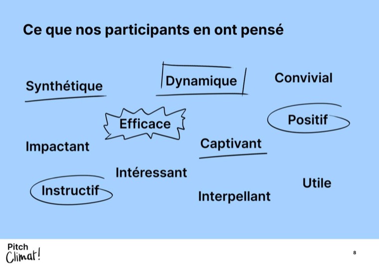 Conférence Pitch Climat · planche 8